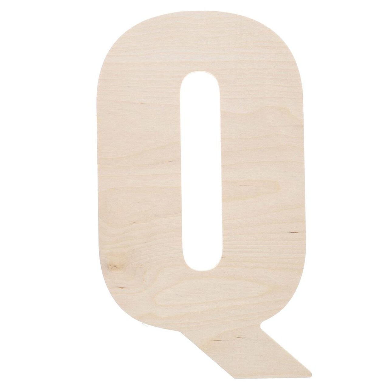 Good Wood by Leisure Arts Letter 13" Q, Wooden Letters, Wood Letters, Wooden Letters Wall Decor, Large Wooden Letters, Wooden Letters 13 Inch, Small Wooden Letters for Crafts